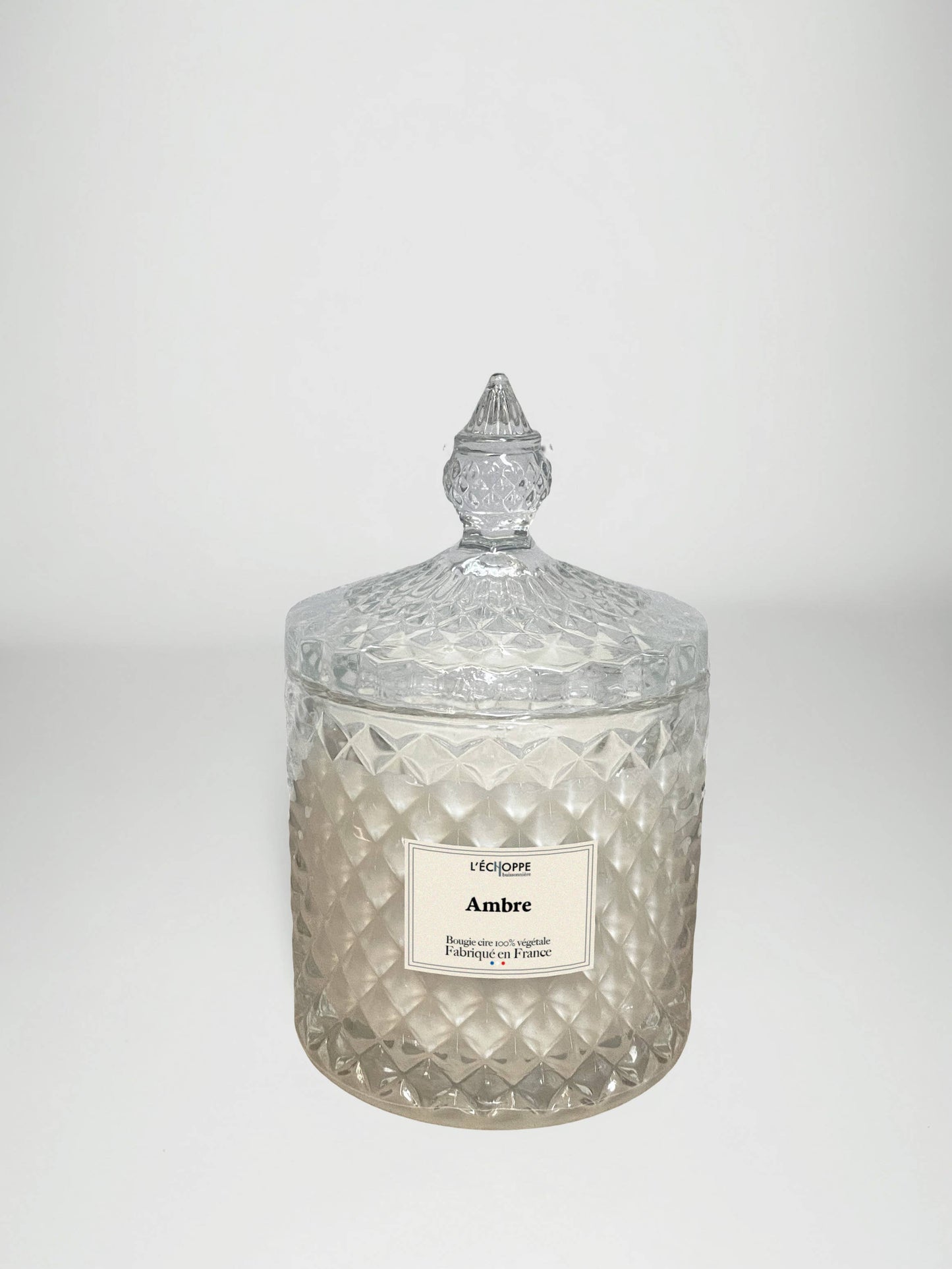 Bougie Parfumée Bonbonnière Diamant - Orientales et épicés: Ambre