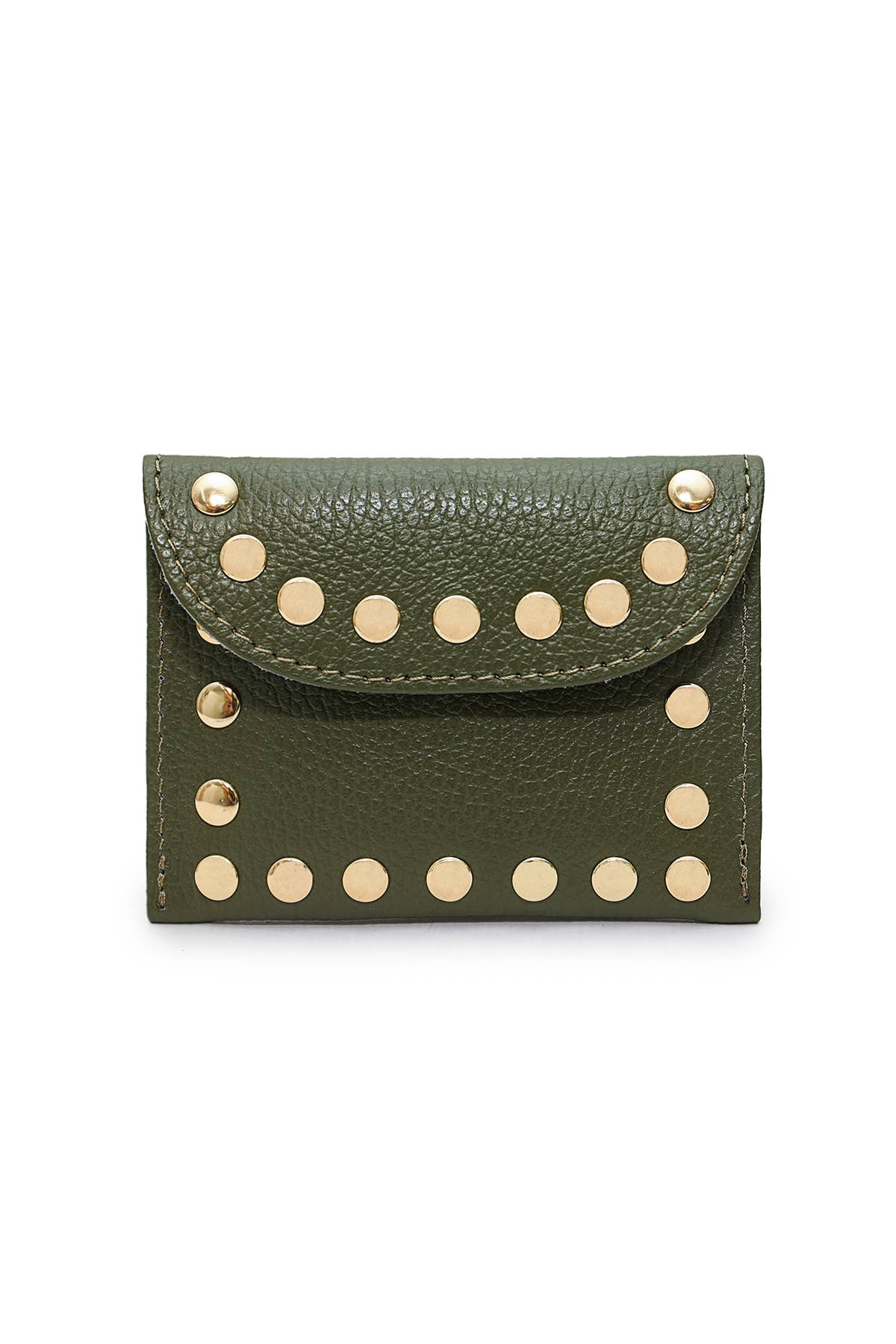 Porte-monnaie, cuir Petite Maroquinerie LEINA Kaki