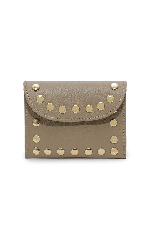 Porte-monnaie, cuir Petite Maroquinerie LEINA Taupe