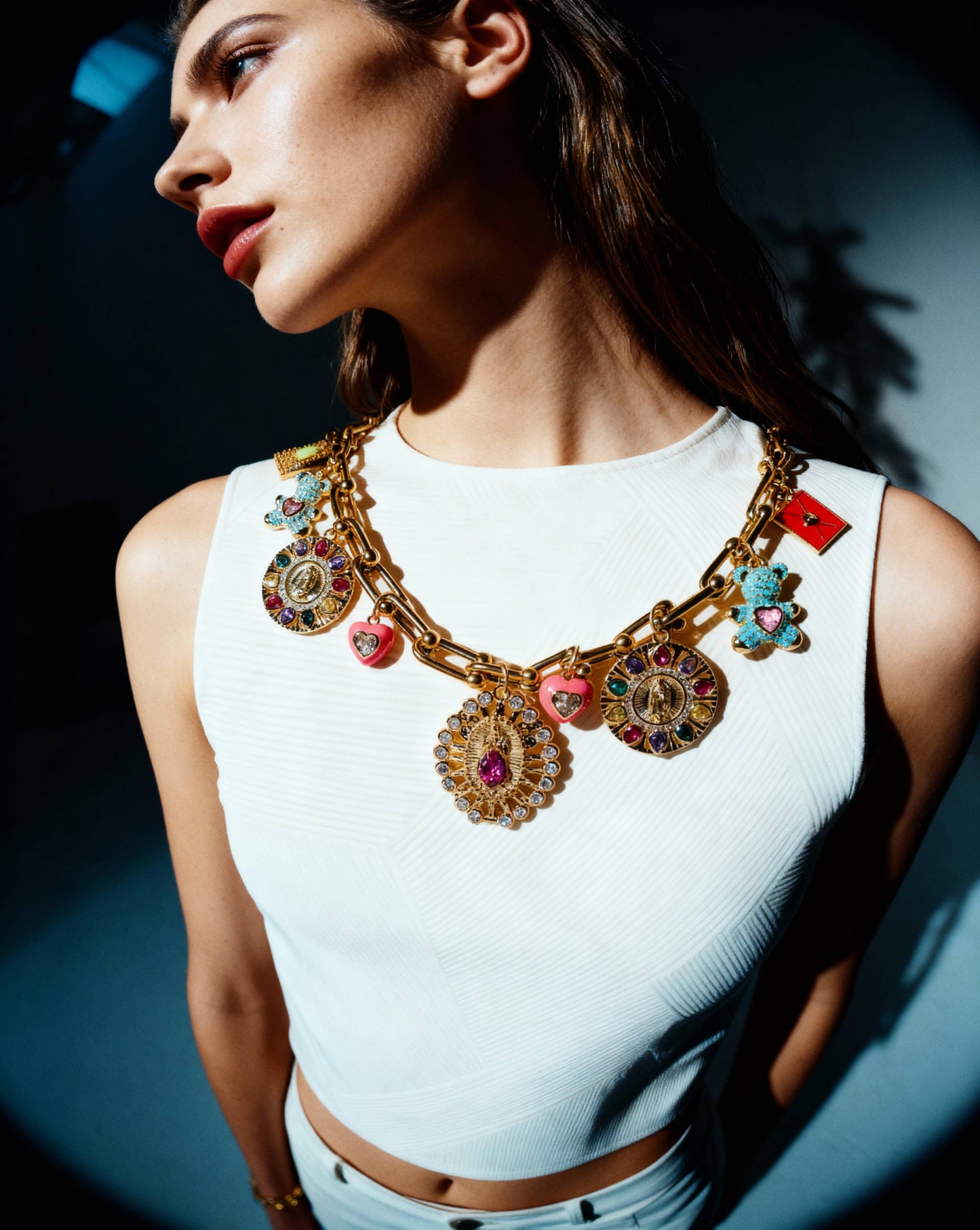 Collier statement catholique, collier à breloques, amulettes de protection: Individual