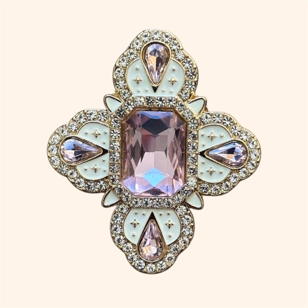 Clip Queen PENELOPE Vanille & Agate