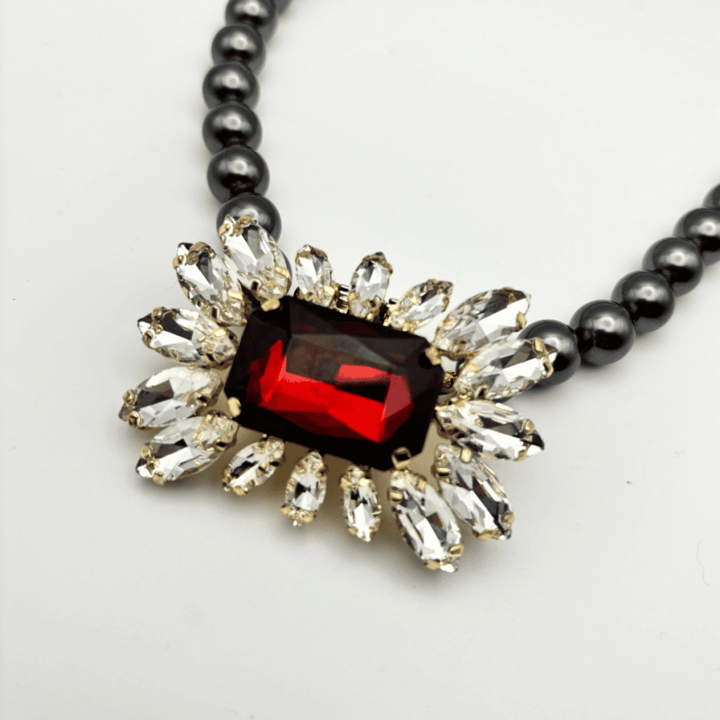 Collier AUDACIEUX à clipper – Ematite