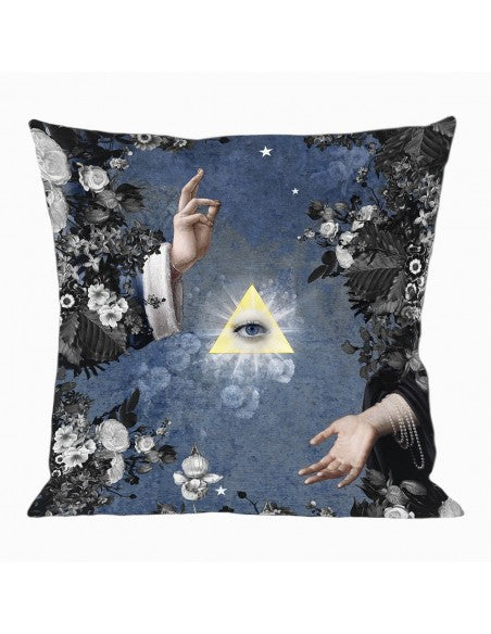 HOUSSE DE COUSSIN LES MAINS 60X60 CM