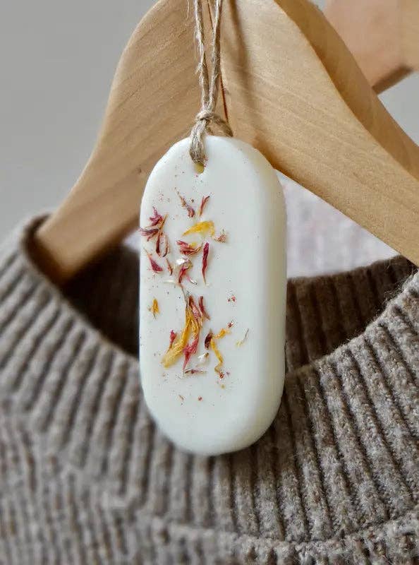Suspension de cire parfumée - Fleur de coton – photo principale – Miss Cappuccino