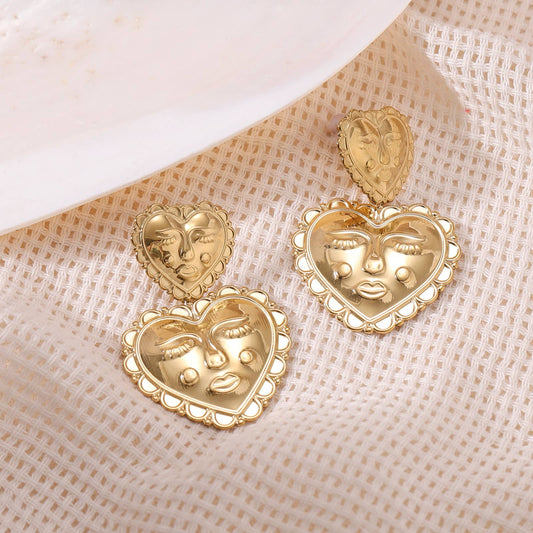 Boucles d’oreille cœur