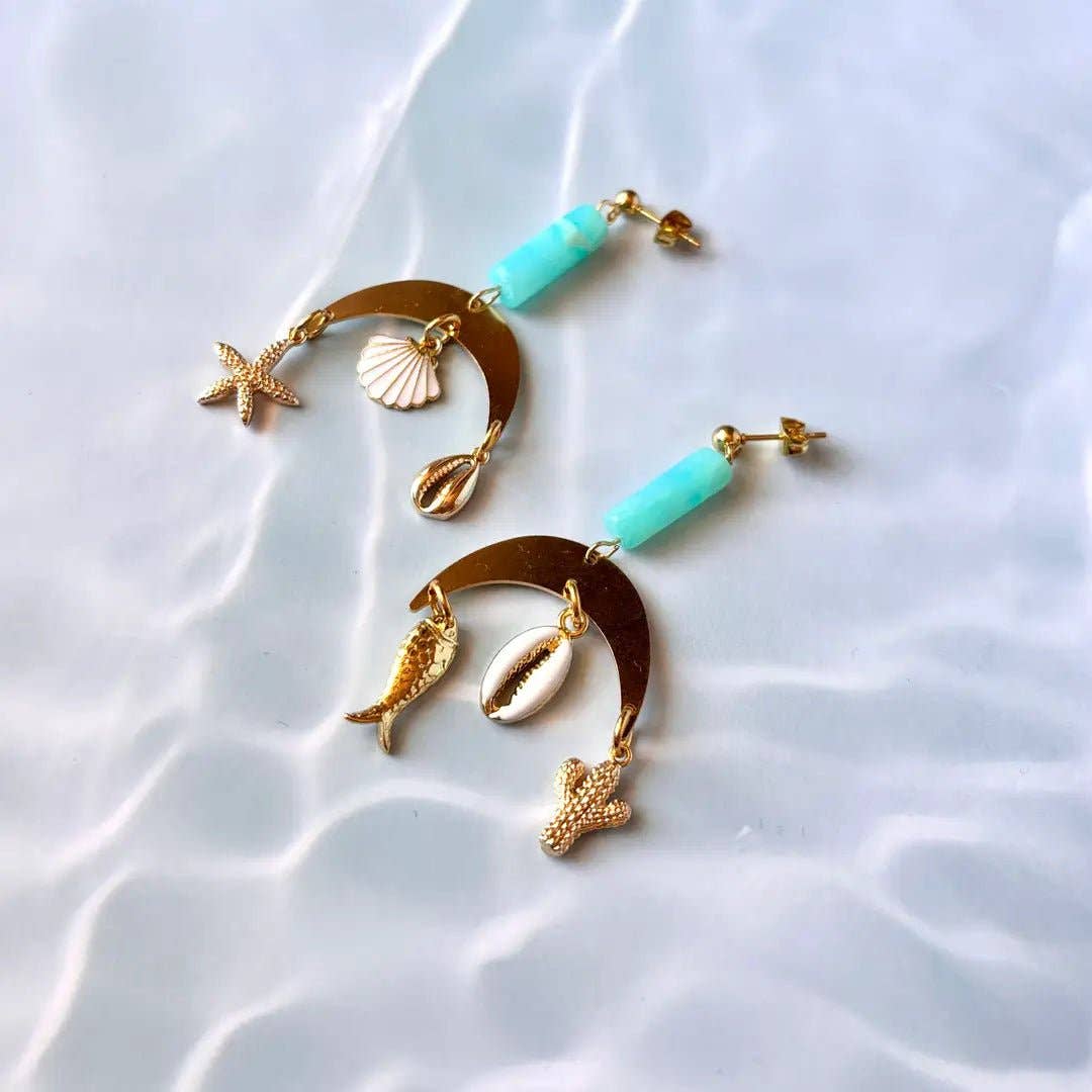Boucles d'oreilles Moon over Capri