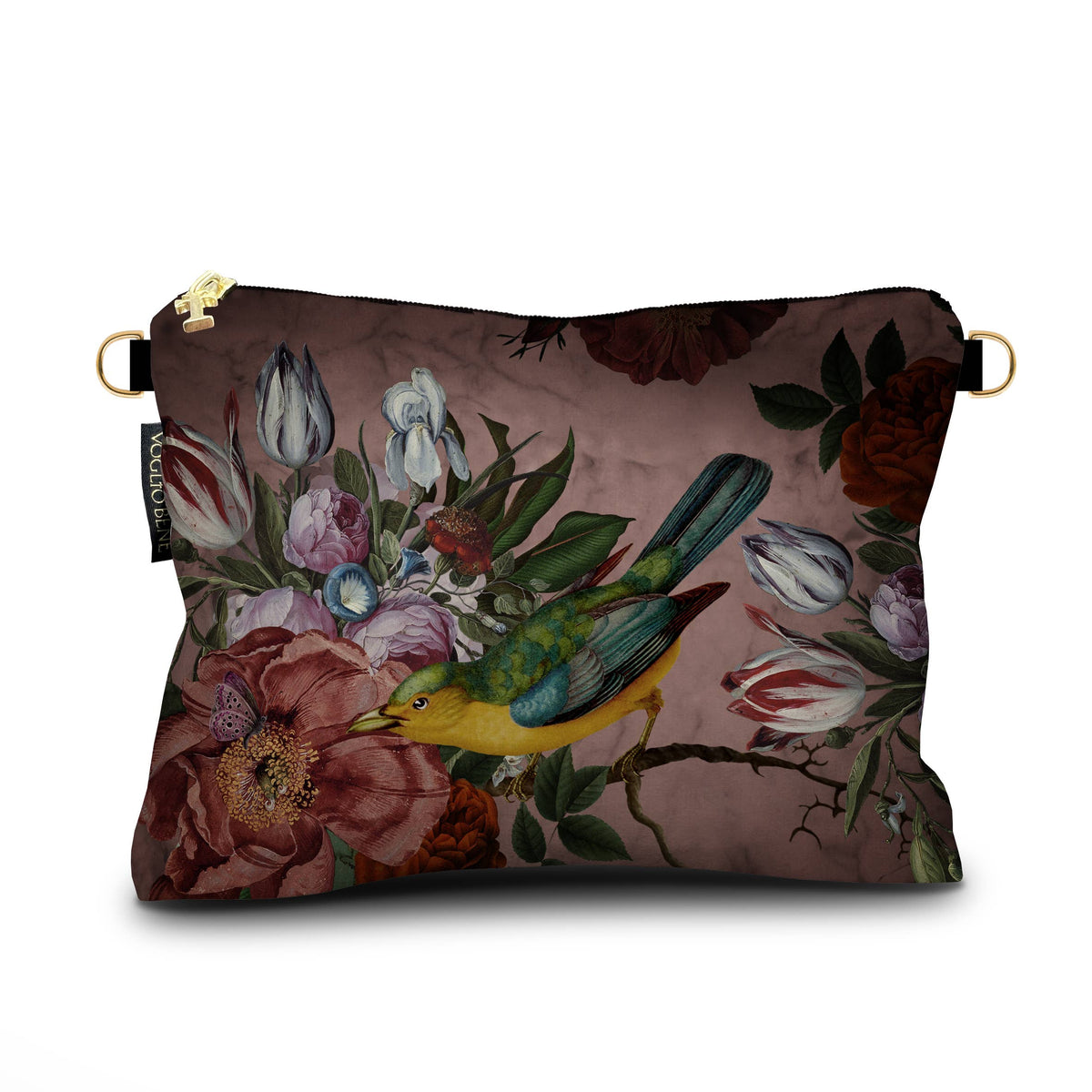 Trousse 22x30 Black Beauty en velours