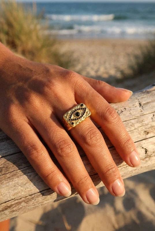 Bague oeil NOIR