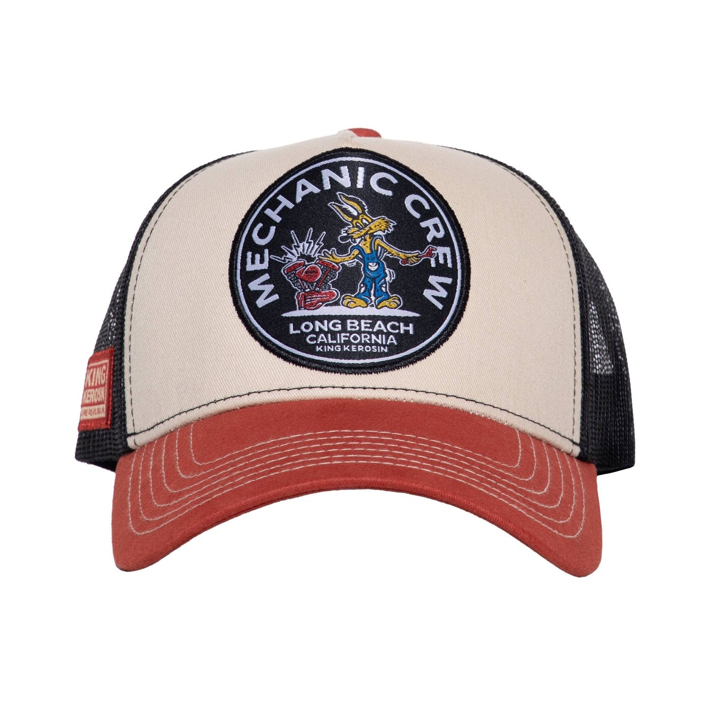 Casquette « Mechanic Crew » KING KEROSIN: Beige / Taille unique