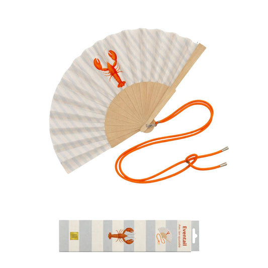 Eventail avec Bandoulière et Boîte Cadeau - Homard