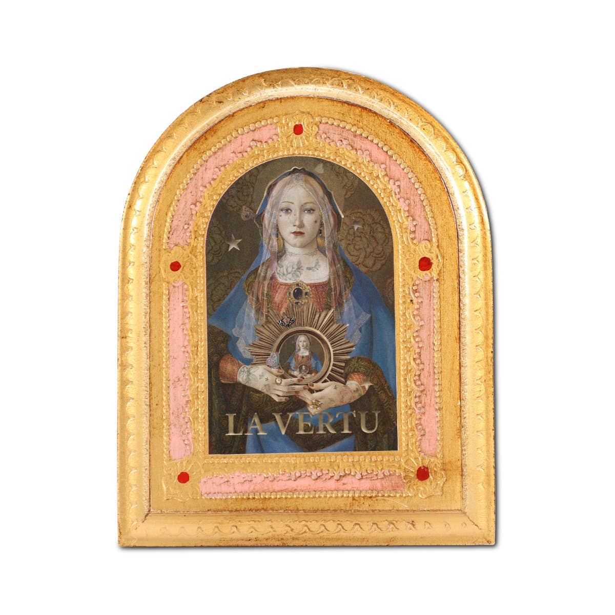 Tablette religieuse La Vertu – décoration murale