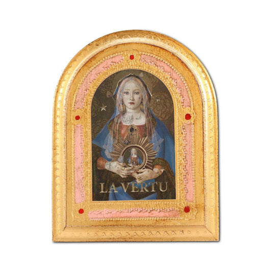 Tablette religieuse La Vertu – décoration murale