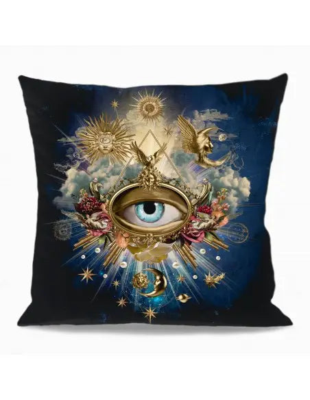 HOUSSE DE COUSSIN NON OMNIS MORIAR 50x50 cm – photo principale – Miss Cappuccino