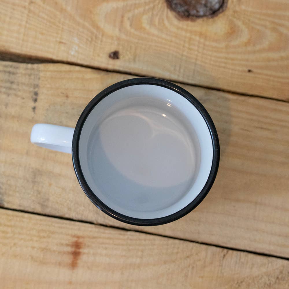 Mug humour "Le gras c'est la vie" en céramique – cadeau fun