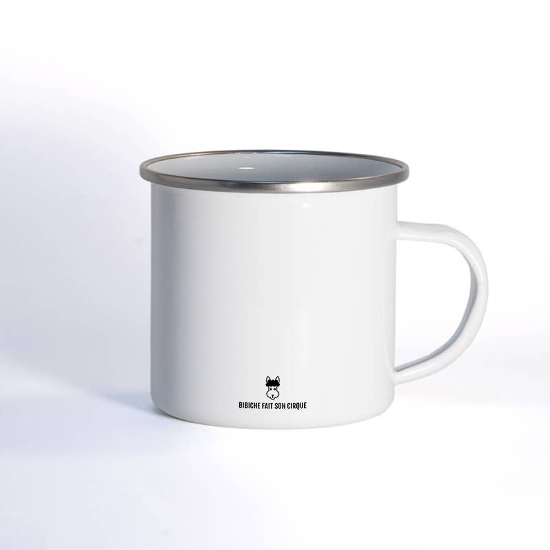 Mug humour "Le gras c'est la vie" en céramique – cadeau fun